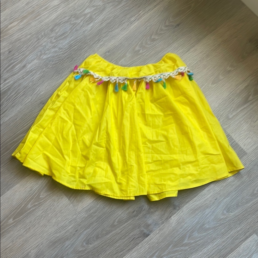Yellow shirt with Tassel Detail